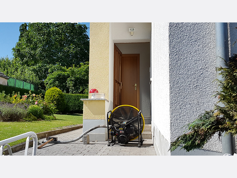 Belüftung der Räume