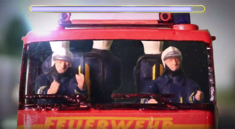 Videodreh zur Rettungsgasse