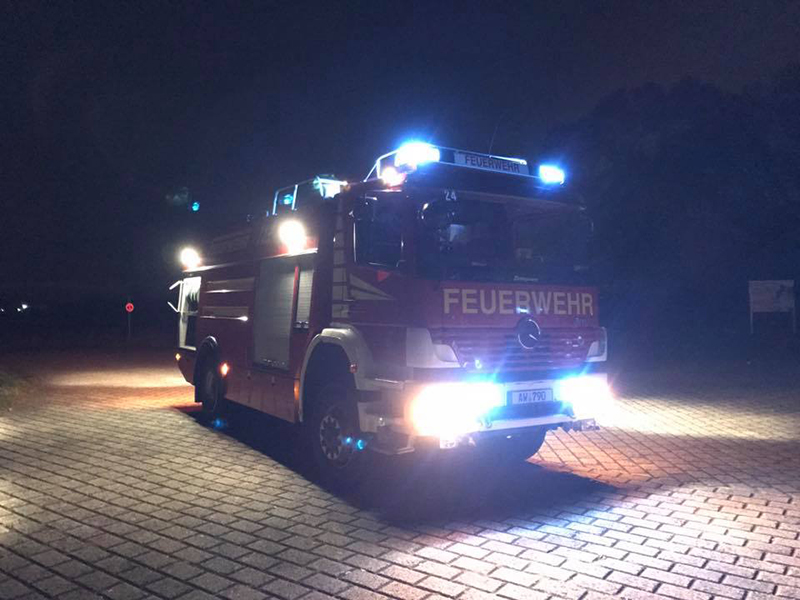 Flächenbrand am Rhein