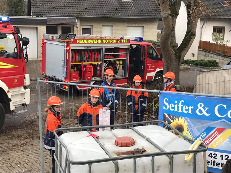 Brand eines Wohnhaus