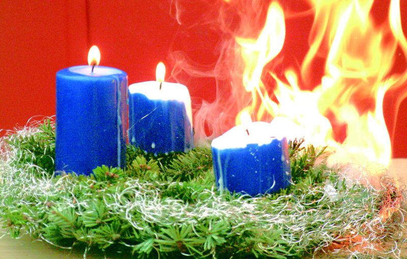 Adventskranz Brandinfos