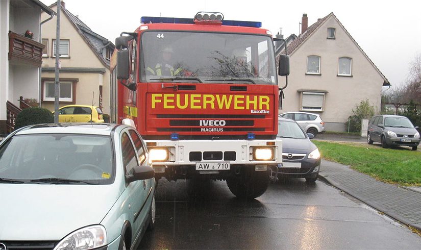 Erschwertes Durchkommen