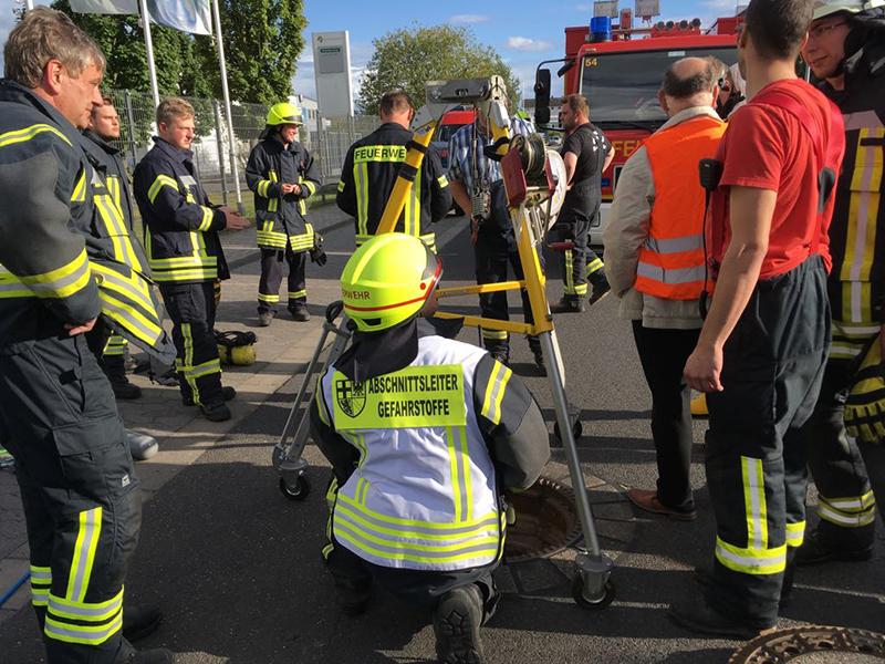 11.09.2017 - Auslaufender Dieselkraftstoff