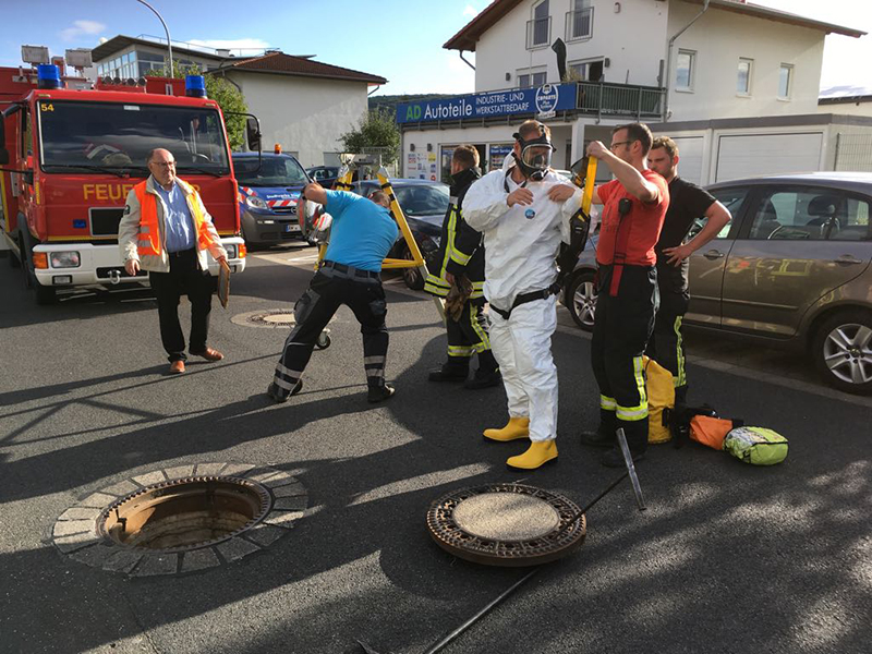 11.09.2017 - Auslaufender Dieselkraftstoff