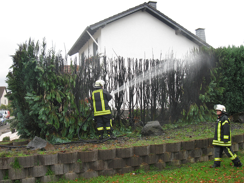 19.09.2017 - Heckenbrand Westumer Straße