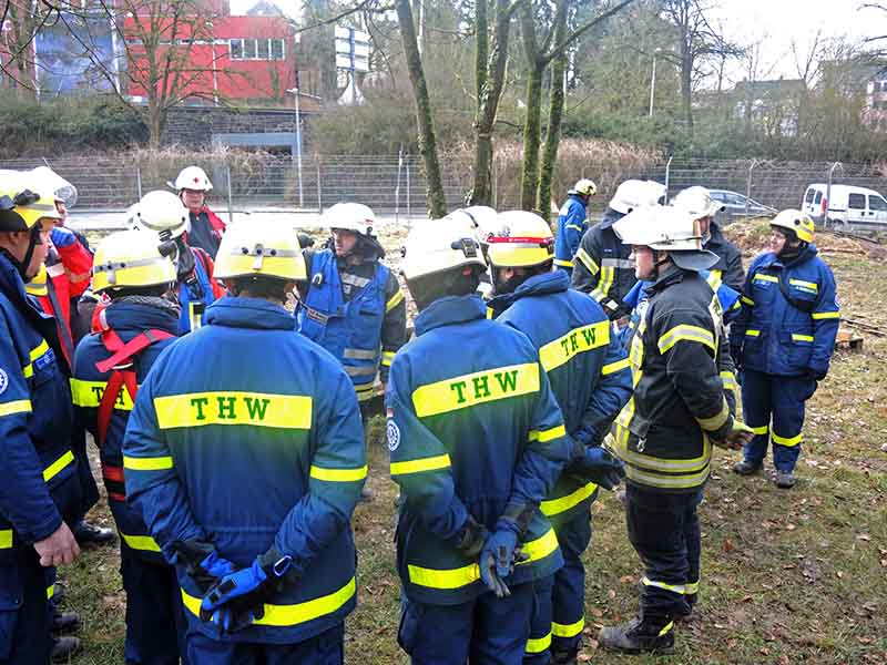 10.03.2018 - Gemeinschaftsübung THW, DRK, Feuerwehr Sinzig