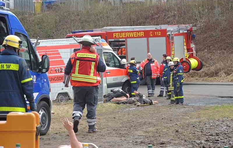 10.03.2018 - Gemeinschaftsübung THW, DRK, Feuerwehr Sinzig