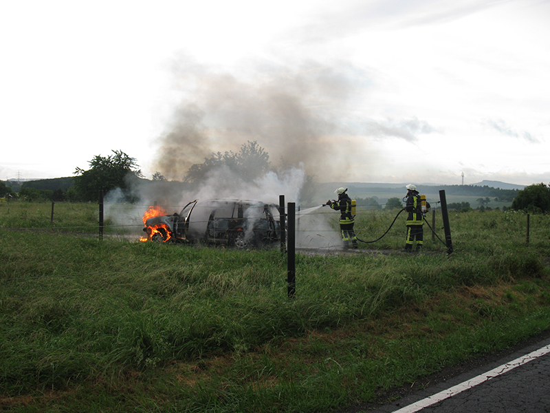 01.06.2018 - Fahrzeugbrand Franken 2