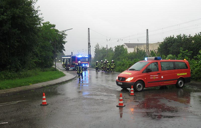 11.06.2018 - Fahrbahnüberflutung
