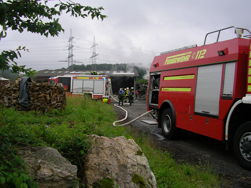 13.06.2018 - Baggerbrand in Löhndorf