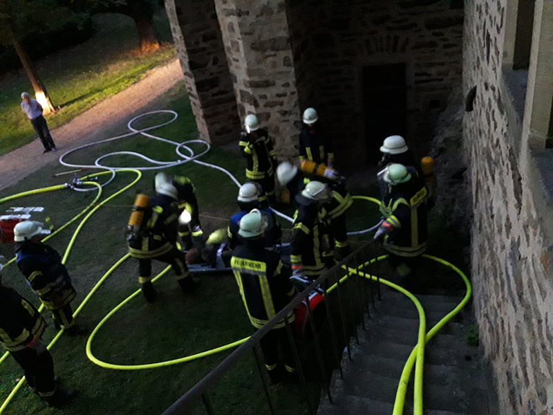 06.09.2018 - Übung Schloss Sinzig