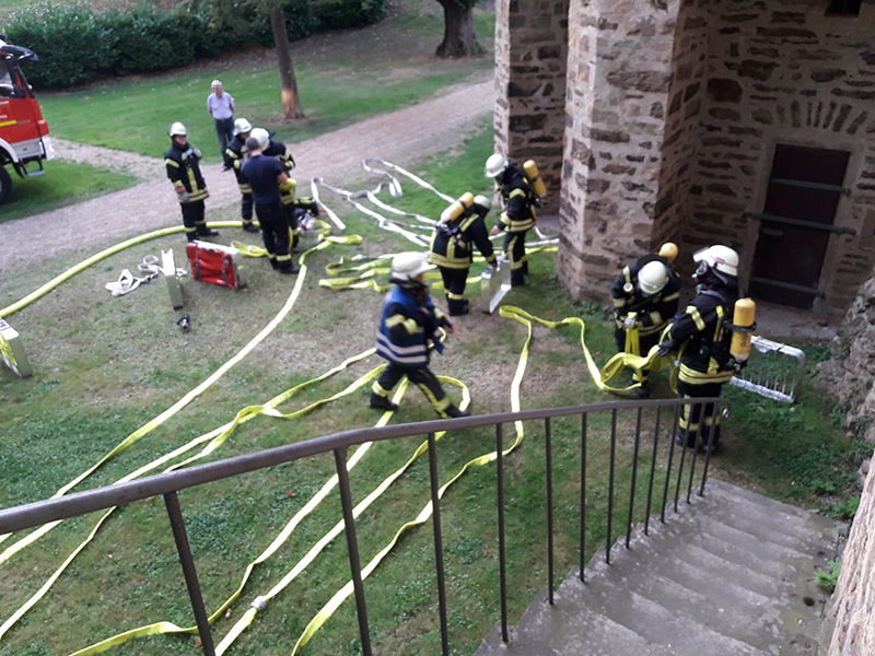 06.09.2018 - Übung Schloss Sinzig