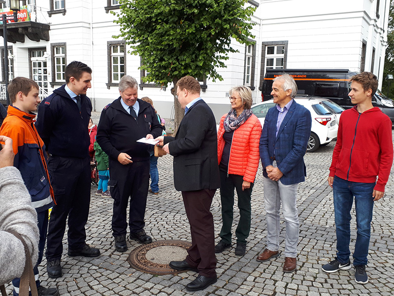 03.10.2018 - Spendenübergabe der CDU Kirmesbude