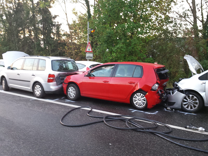 15.10.2018 - Verkehrsunfall B 266 in Bad Bodendorf