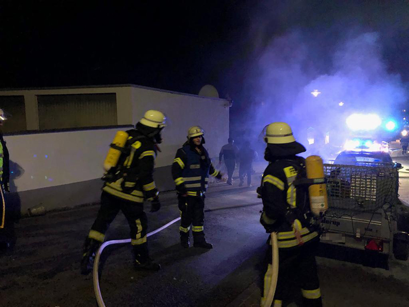 06.03.2019 - Brand eines Anhänger