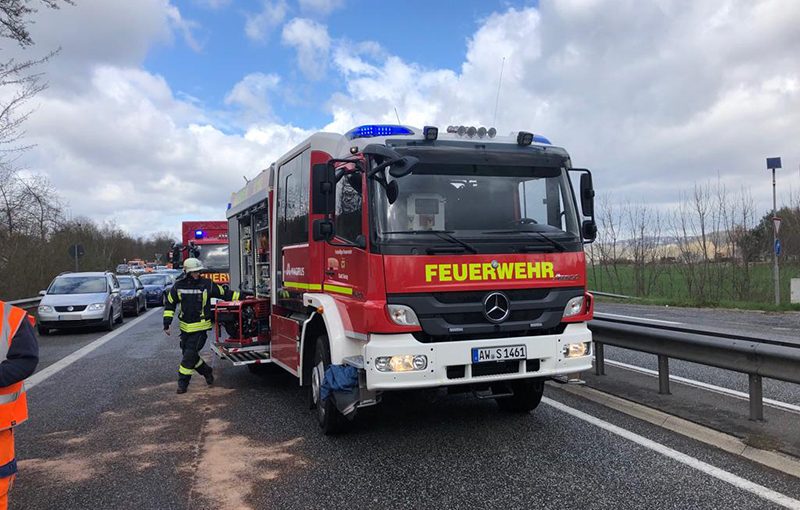 25.03.2019 - Schwerer Verkehrsunfall auf der B9