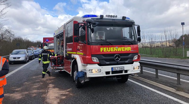 25.03.2019 - Schwerer Verkehrsunfall auf der B9
