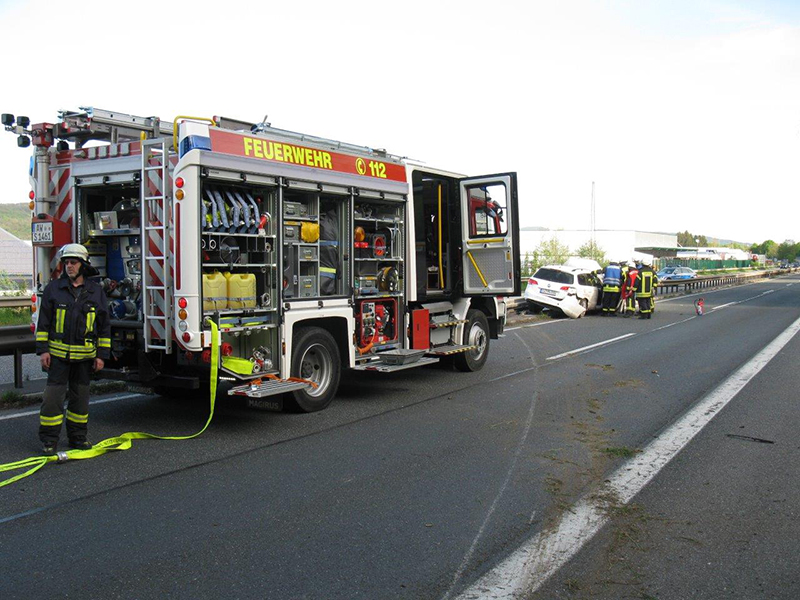 22.04.2019 - Verkehrsunfall B9