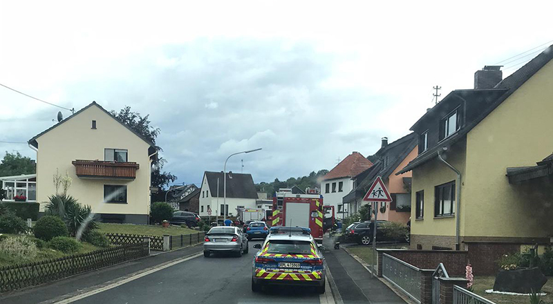 02.07.2020 - Rauch aus Gebäude