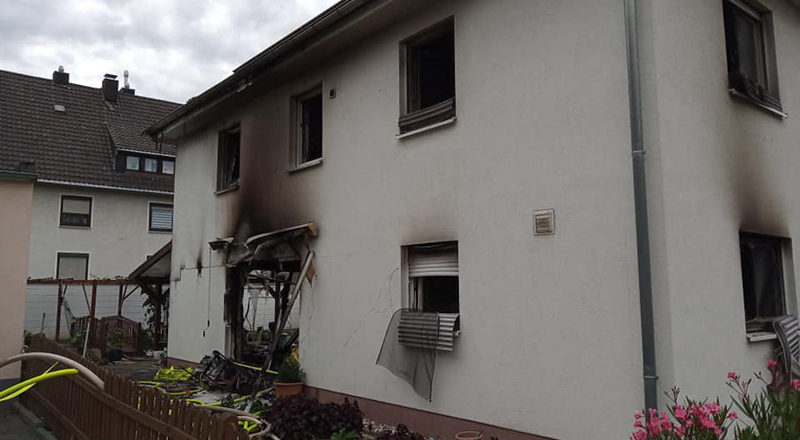 26.07.2020 - Gebäudebrand Kasbacher Weg Titelbild