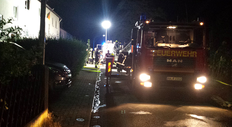 10.08.2020 - Gebäudebrand Friedrich-Spee-Str