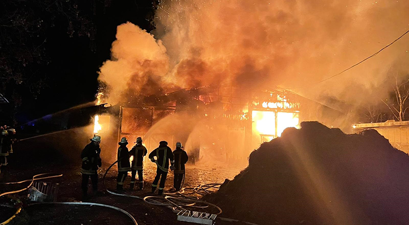 03.01.2021 - Scheunenbrand Löhndorf