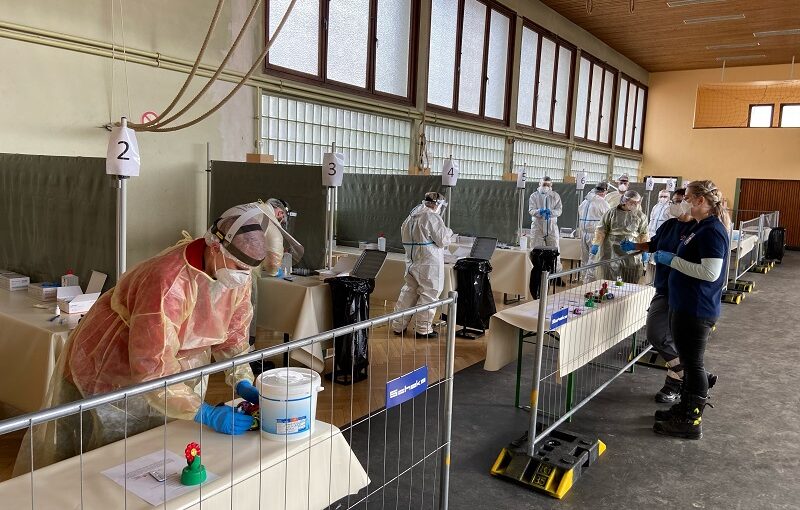 10.03.2021 Corona-Testzentrum