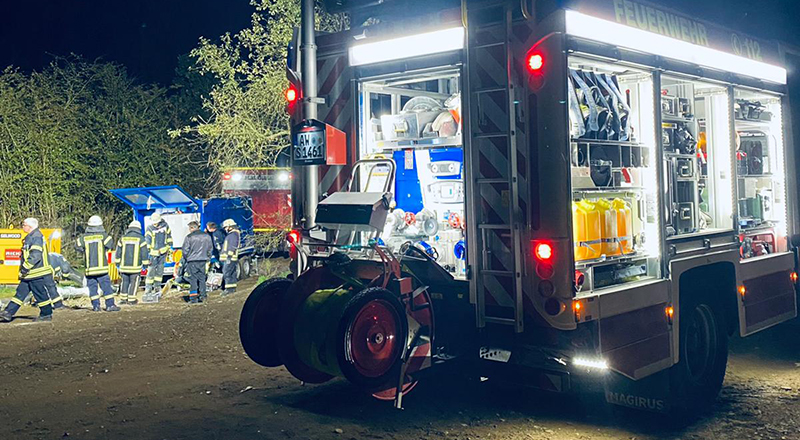 26.10.2021 - Überlaufender Schmutzwasserkanal