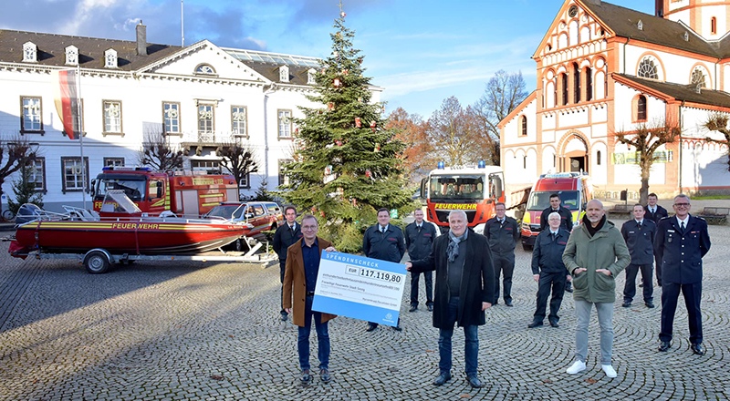 06.12.2021 - Spende der thyssenkrupp Rasselstein GmbH
