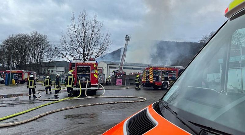 29.01.2022 - Gebäudebrand