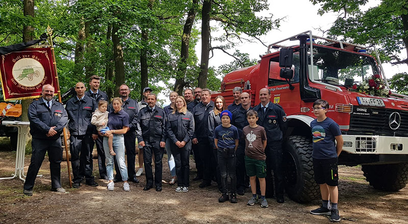 21.05.2022 - Fahrzeugübergabe Unimog Franken