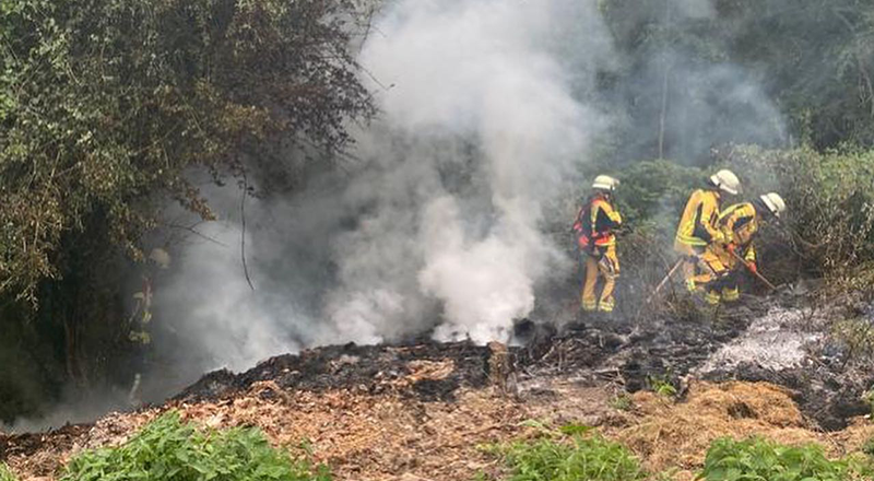 28.06.2023 - Rauchentwicklung im Freien